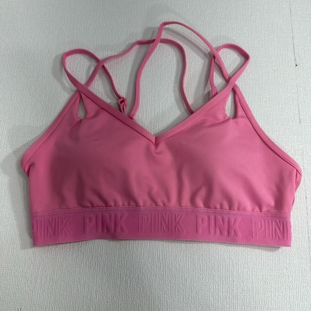 PINK Victoria's Secret pink active Sports Bra pink size S